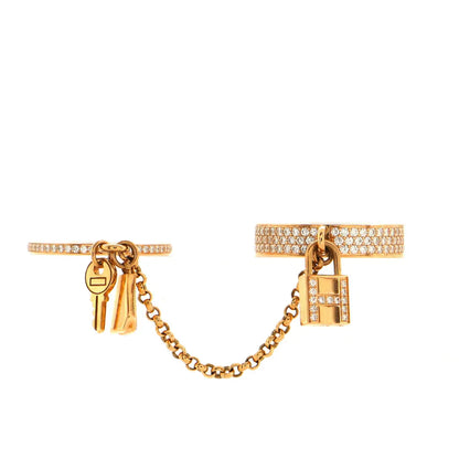 [Eterna Jewels]HM KELLY CLOCHETTE DOUBLE RING IN  WITH DIAMONDS