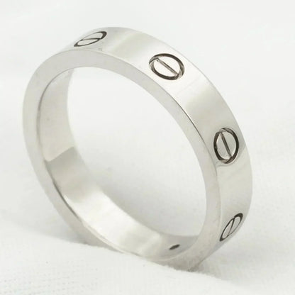 [Eterna Jewels]LOVE RING 4MM 1 DIAMOND SILVER