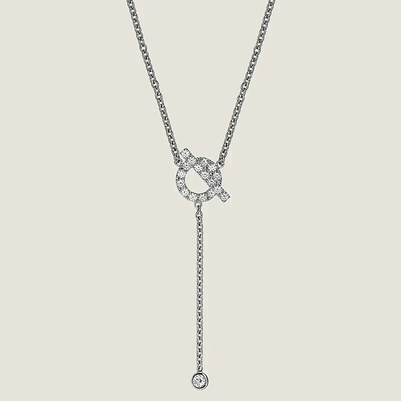 [Eterna Jewels]FINESSE SILVER DIAMOND NECKLACE