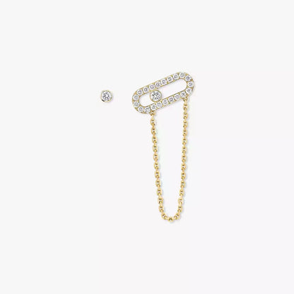 [Eterna Jewels]Move Uno Diamond Earrings