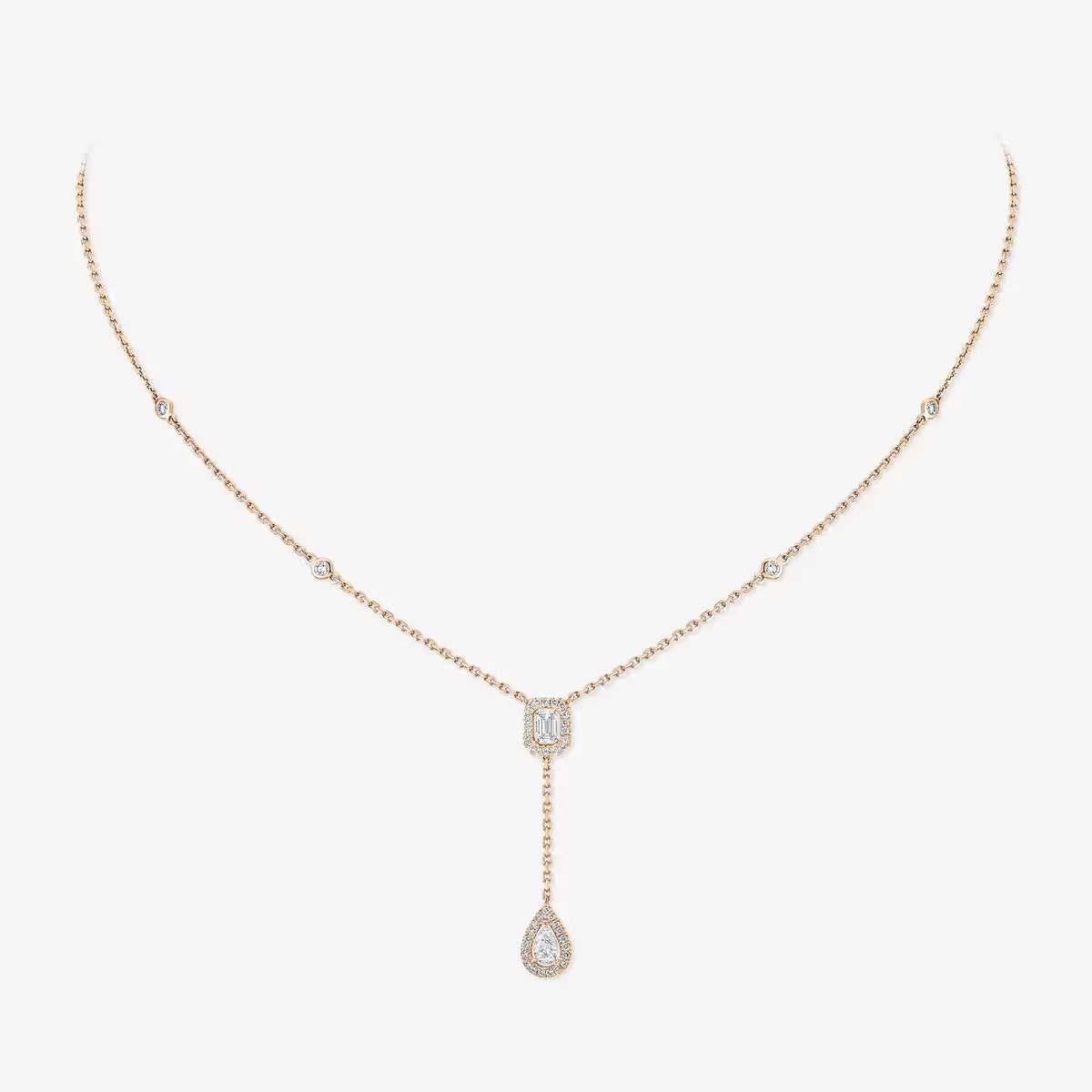 [Eterna Jewels]Gold Diamond Tie Necklace
