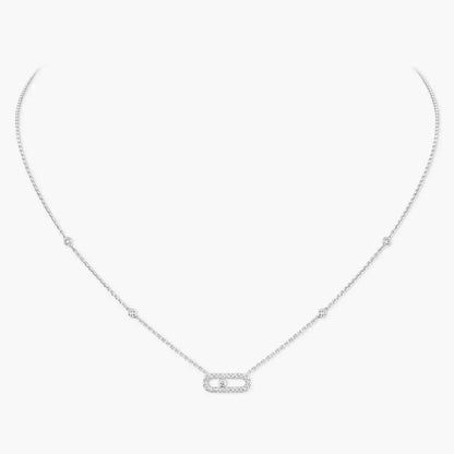 [Eterna Jewels]Diamond Necklace Move Uno
